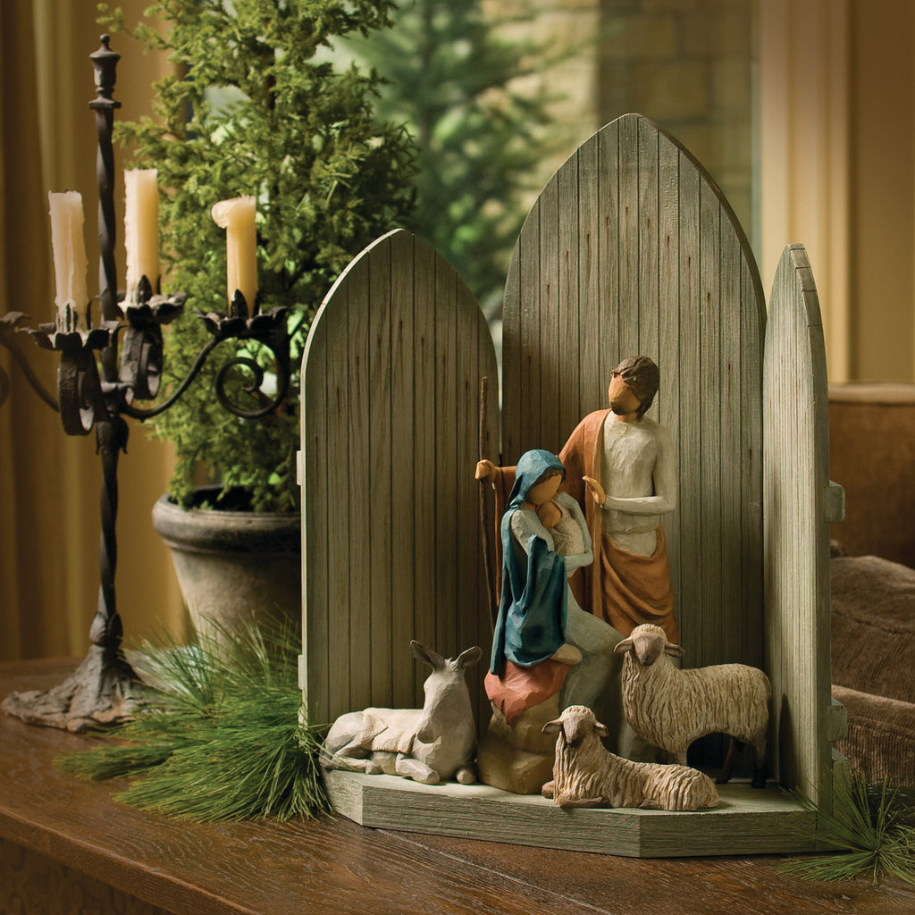 The Christmas Story Complete Large-scale 6-piece Nativity Set