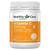 Viên nhai Healthy Care Vitamin C 500mg 500v