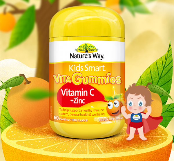 Nature's way vita gummies vitamin c+zinc